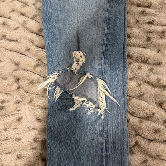 AGOLDE // 90’s Pinch Waist Distressed Jean - Picture 6 of 7